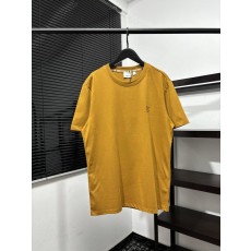 버버리 라운드넥 자수 반팔 티셔츠 001-189095