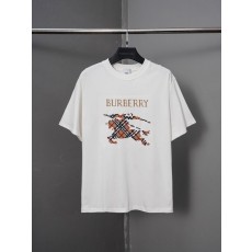 버버리 승마 자수 반팔 티셔츠 001-189204
