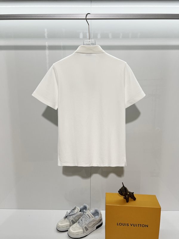 버버리 자수 하트 로프 레터 심플 캐주얼 폴로 셔츠 001-189329