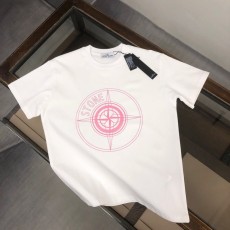 스톤아일랜드 면 커플 반팔 티셔츠 001-189674