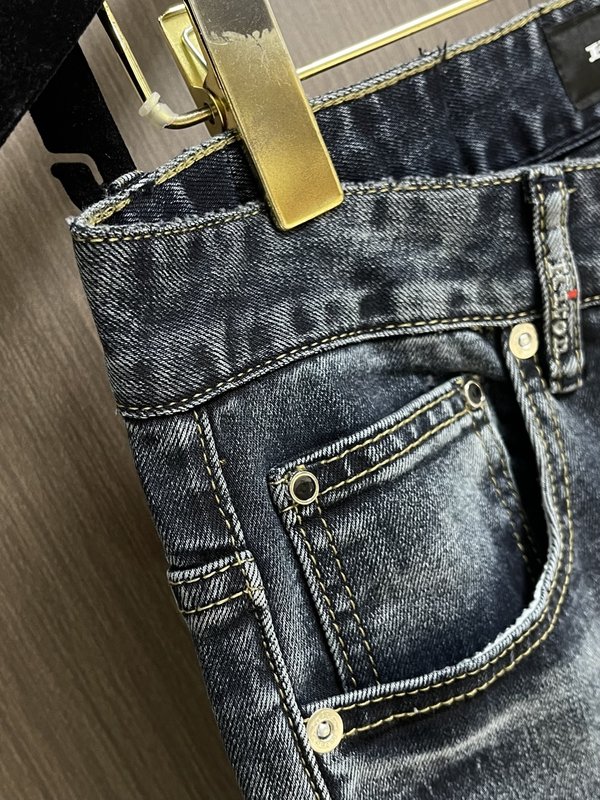 Kiton 남성 스트레이트 진 001-189905