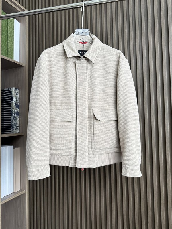 Kiton 올드머니 스타일 가을 겨울 울 재킷 001-189962