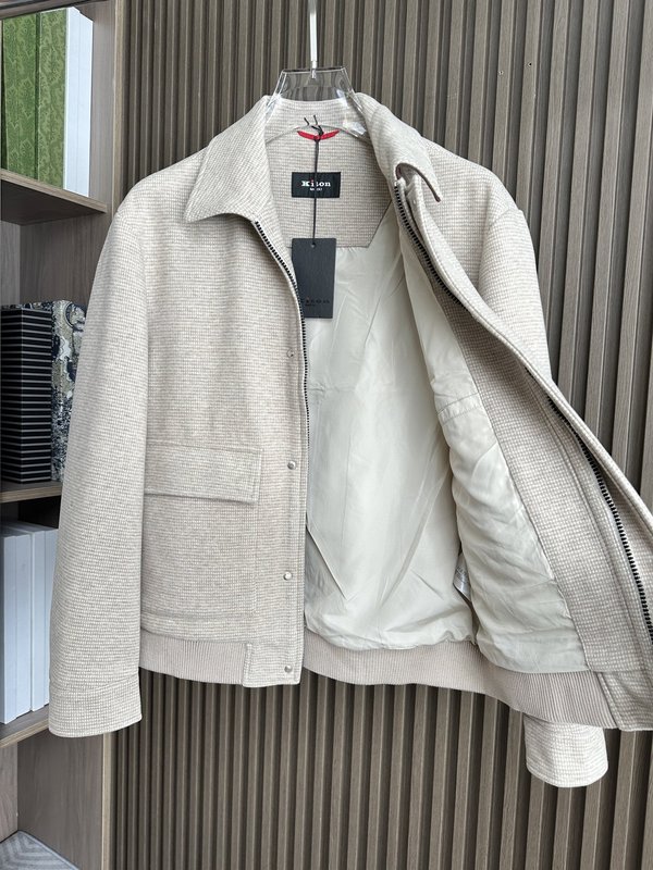 Kiton 올드머니 스타일 가을 겨울 울 재킷 001-189962