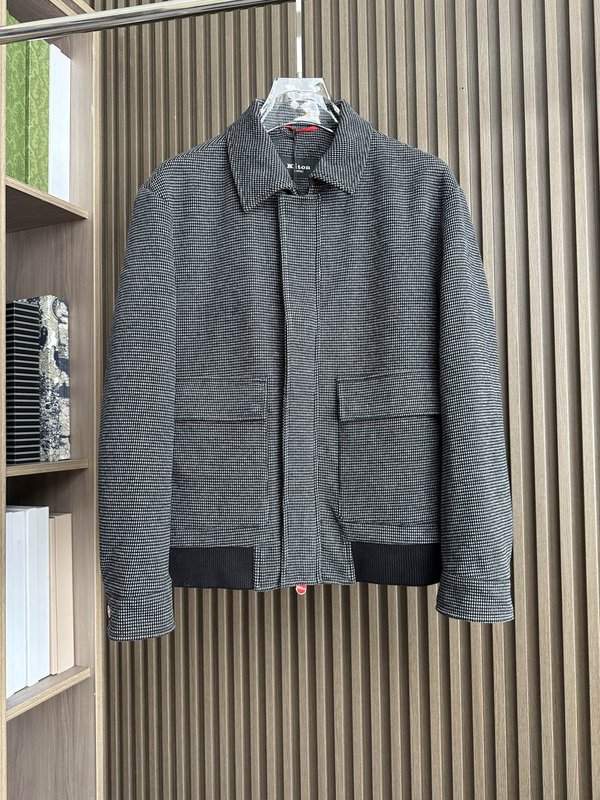 Kiton 올드머니 스타일 가을 겨울 울 재킷 001-189963