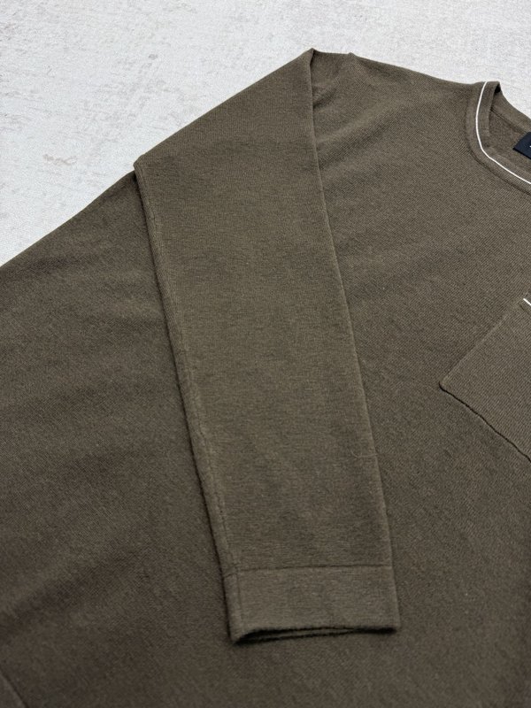 Kiton 니트 긴팔 라운드넥 상의 001-189975
