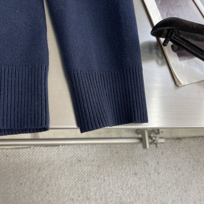 Kiton 가을 겨울 울 혼방 지퍼 후드 가디건 001-189986