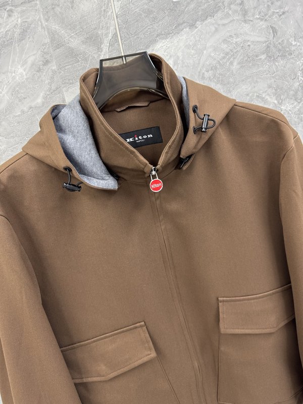 Kiton 비즈니스 캐주얼 후드 자켓 001-189989