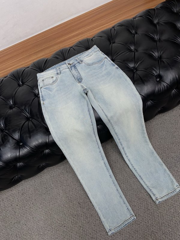 루이비통 남성용 고탄력 수입 데님 팬츠 001-190093