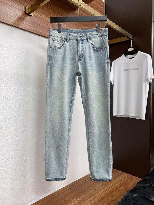 루이비통 남성용 고탄력 수입 데님 팬츠 001-190093