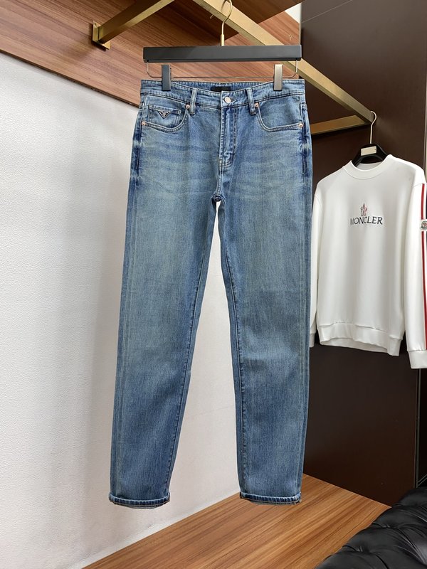 루이비통 남성 슬림 스트레이트 진 001-190133
