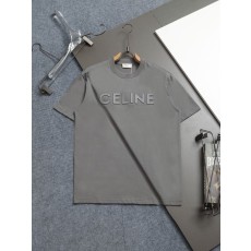 셀린 CELINE 3D 엠보싱 순면 반팔 티셔츠 001-190586