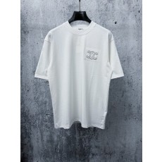 셀린 로고 프린트 커플 반팔 티셔츠 001-190590