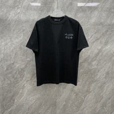 26SS早春 패치 자수 로고 면 반팔 티셔츠 001-191002