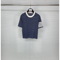 톰브라운 스트라이프 라운드넥 반팔 티셔츠 001-191063