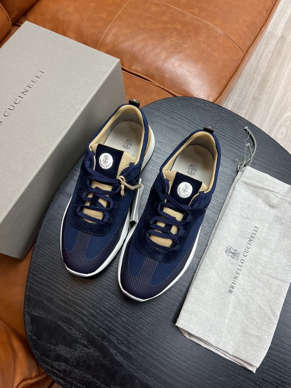 브루넬로 쿠치넬리 이탈리아 가죽 캐주얼 남성화 001-191403