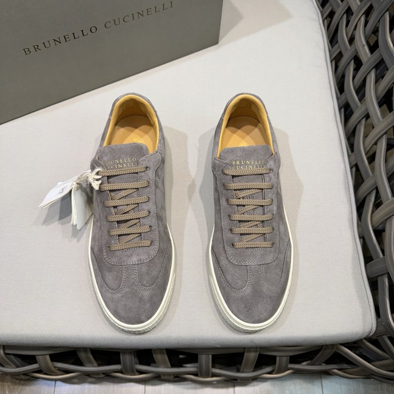 Brunello Cucinelli 남성 스웨이드 캐주얼 001-191513