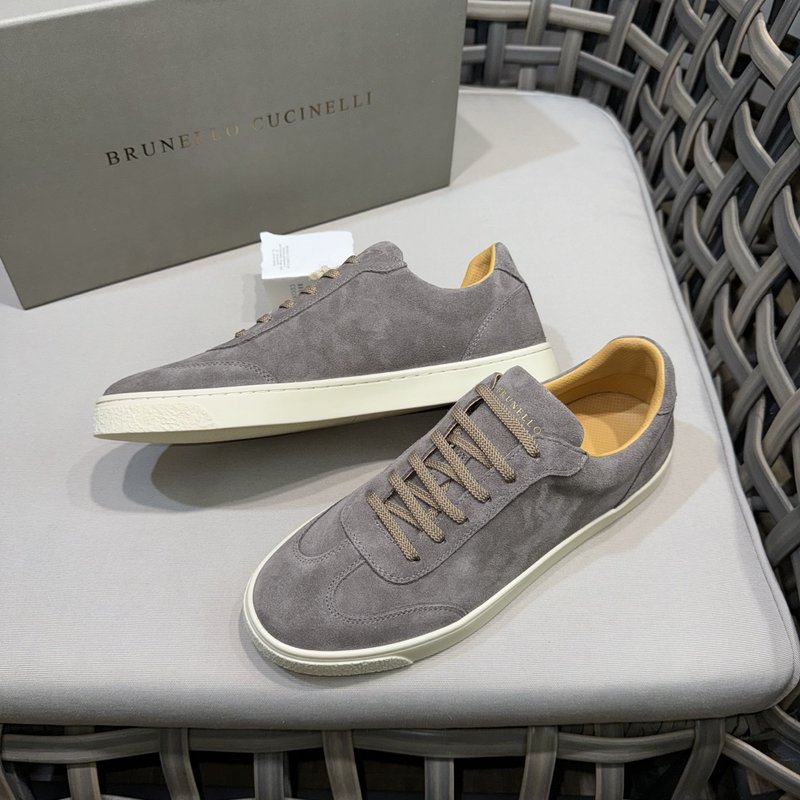 Brunello Cucinelli 남성 스웨이드 캐주얼 001-191513