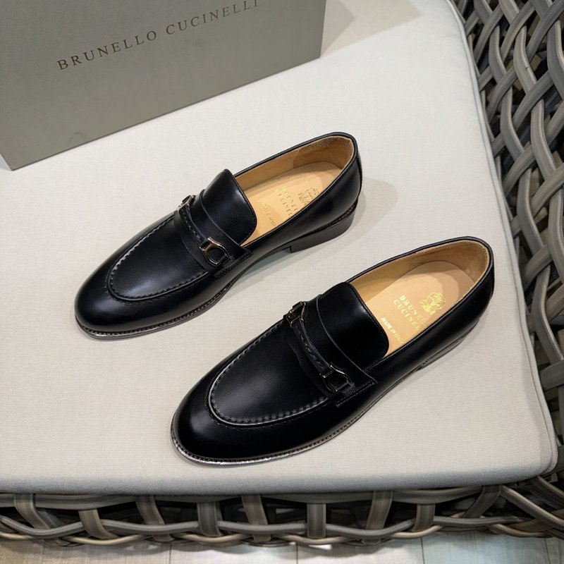 Brunello Cucinelli 가죽 모카신 001-191516