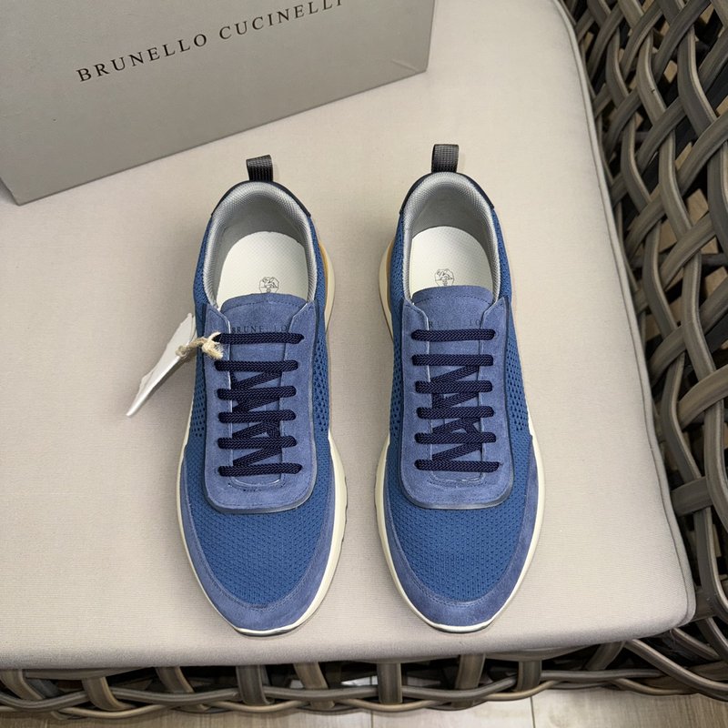 Brunello Cucinelli 니트 스니커즈 001-191578