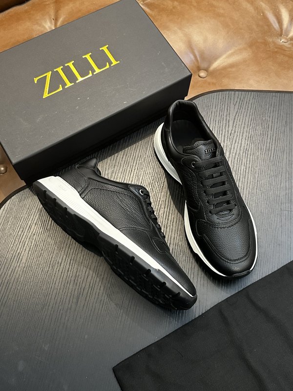 Zilli 이탈리아 남성 수제 송아지 가죽 구두 001-191763