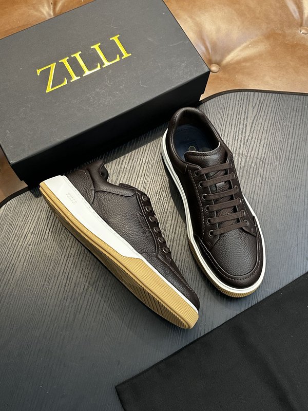 Zilli 이탈리아 남성 수제 송아지 가죽 슈즈 001-191768
