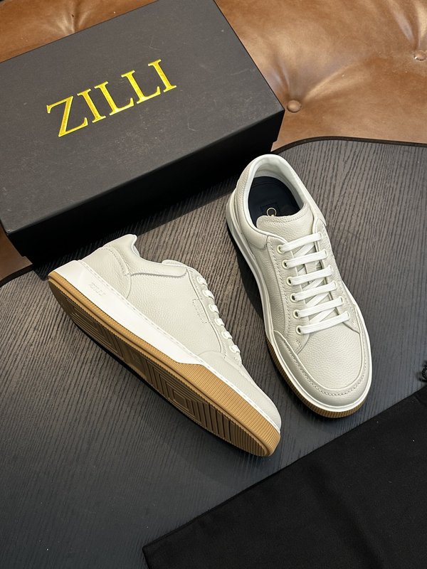 Zilli 이탈리아 남성 수제 송아지 가죽 슈즈 001-191770