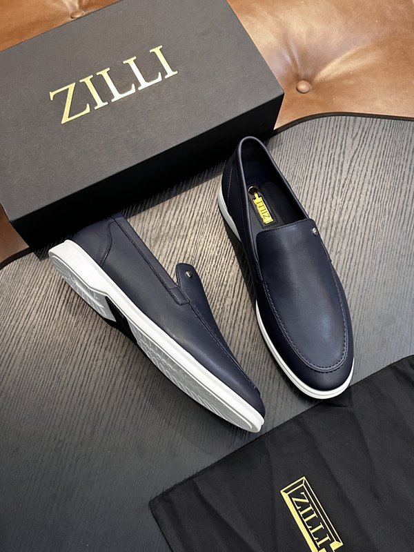 Zilli 이탈리아 남성 수제 송아지 가죽 구두 001-191775