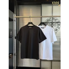 크롬하츠 26早春 남성 반팔 티셔츠 앞뒤 자수 001-192002