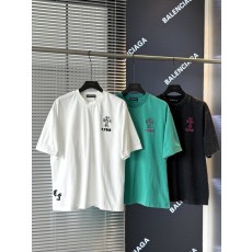 크롬하츠 크로스 패치 자수 여름 반팔 티셔츠 001-192014