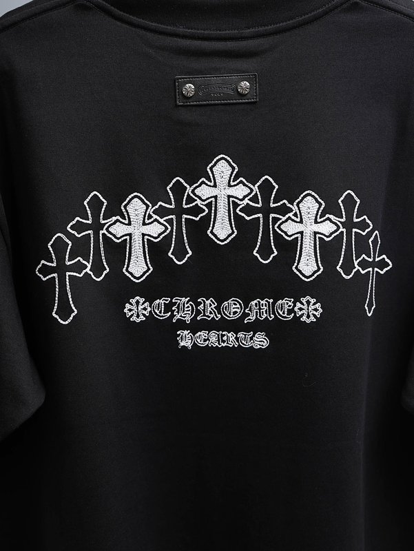 크롬하츠 2026 봄여름 순면 자수 티셔츠 001-192037