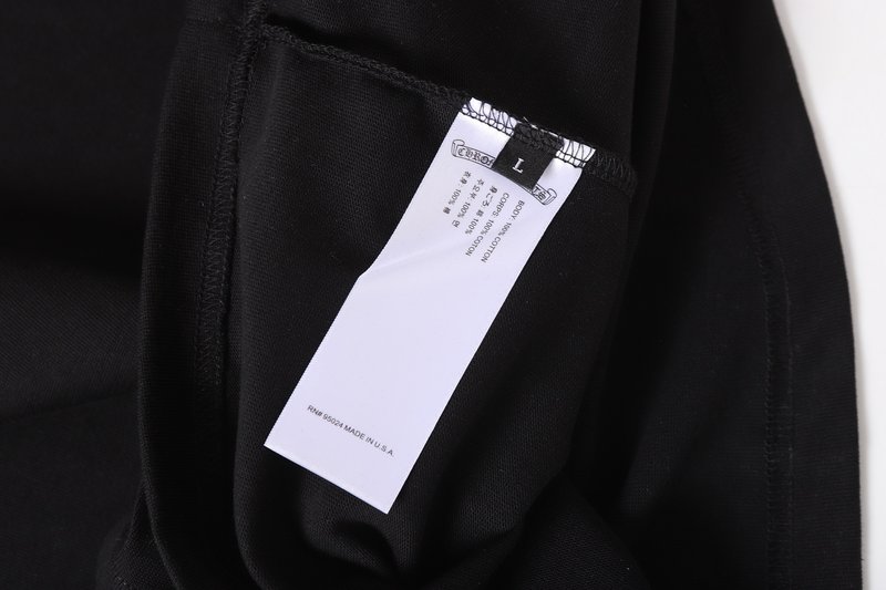 크롬하츠 크로스 자수 라운드 반팔 티셔츠 001-192075