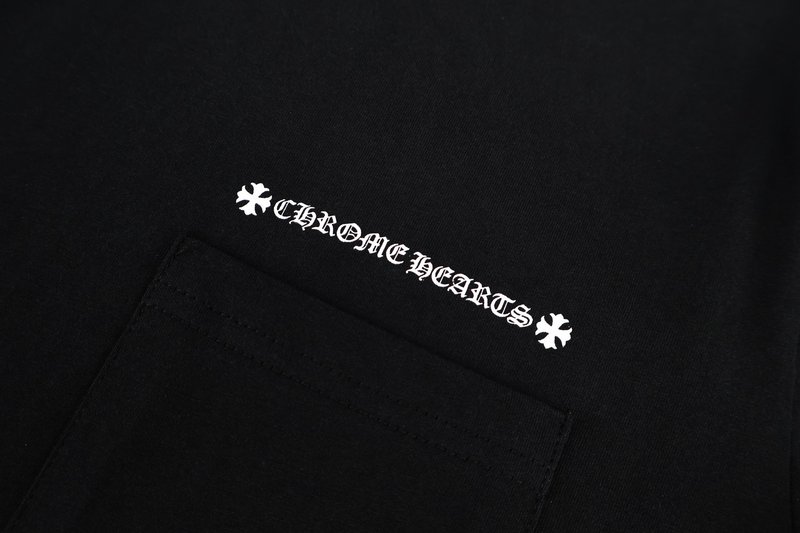 크롬하츠 스타 패턴 긴팔 티셔츠 001-192082
