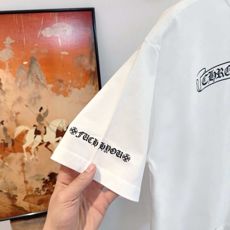 크롬하츠 산스크리트 말발굽 포켓 순면 반팔티 001-192115