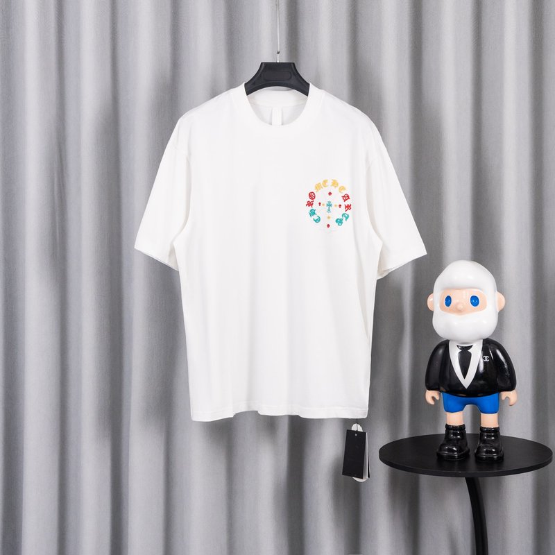 크롬하츠 26SS春夏 루즈핏 순면 티셔츠 001-192145