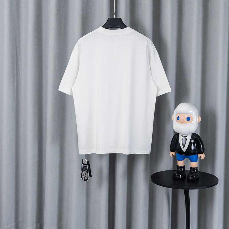 크롬하츠 26SS 남녀공용 루즈핏 면 티셔츠 001-192166