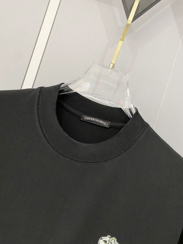 크롬하츠 중량감 순면 빈티지 가공 반팔 티셔츠 001-192193