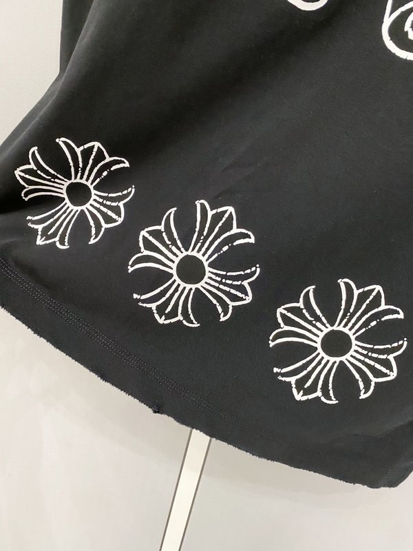 크롬하츠 중량감 순면 빈티지 반팔 티셔츠 001-192197