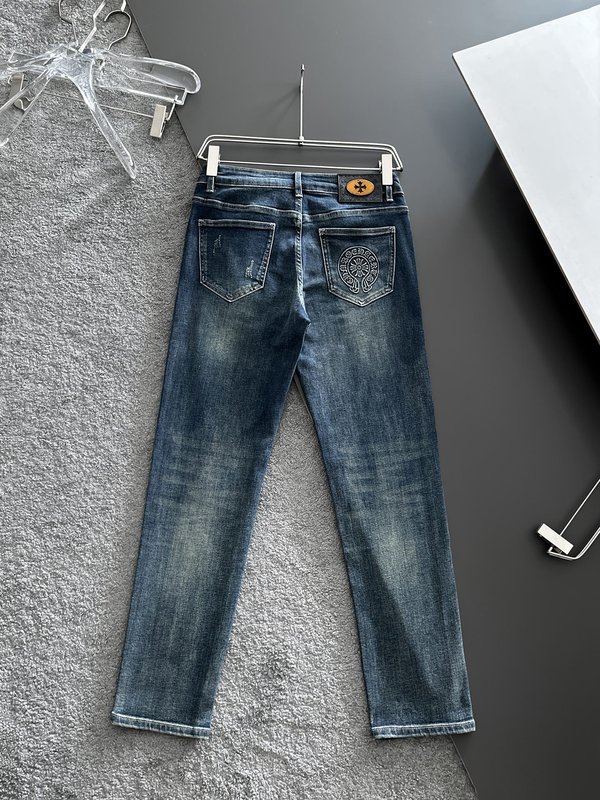크롬하츠 남성 빈티지 워싱 데님 진 001-192226
