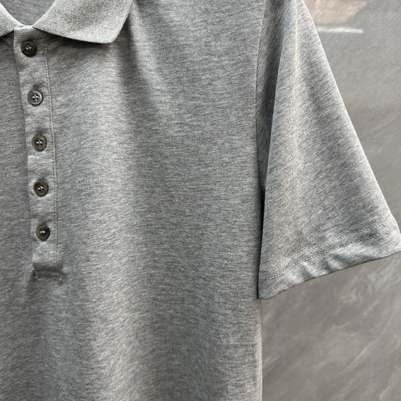 톰브라운 뒷면 스트라이프 칼라 반팔 티셔츠 001-192287