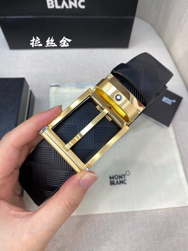 몽블랑 소가죽 압화 비즈니스 캐주얼 벨트 001-192299