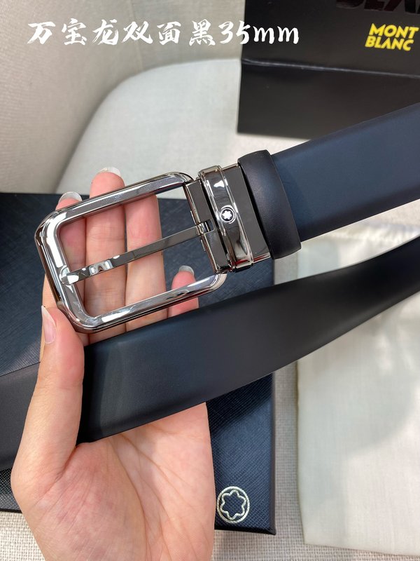 몽블랑 소 가죽 비즈니스 캐주얼 벨트 001-192306