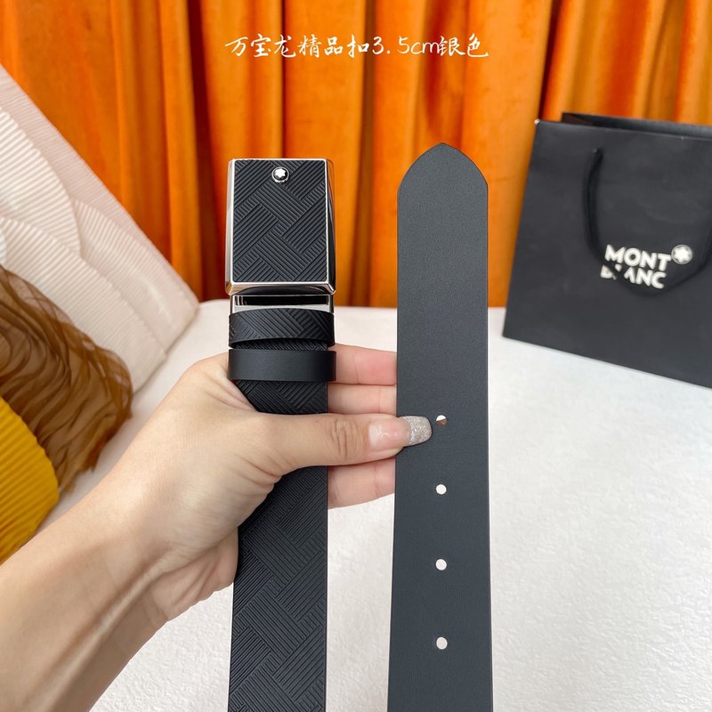 몽블랑 남성용 수입 소가죽 벨트 3.5cm 001-192316