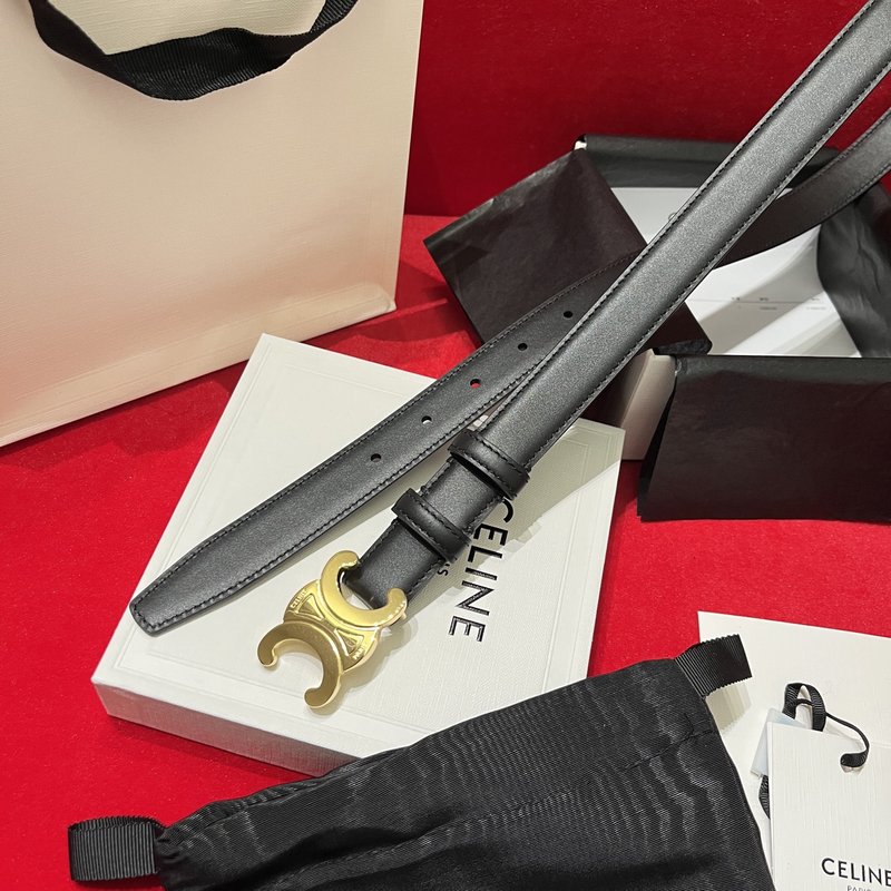 셀린 트라이온프 카프스킨 벨트 2.5cm 폭 001-192570
