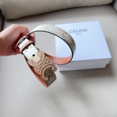 셀린 트라이엄프 소가죽 벨트 2.5cm 폭 001-192586