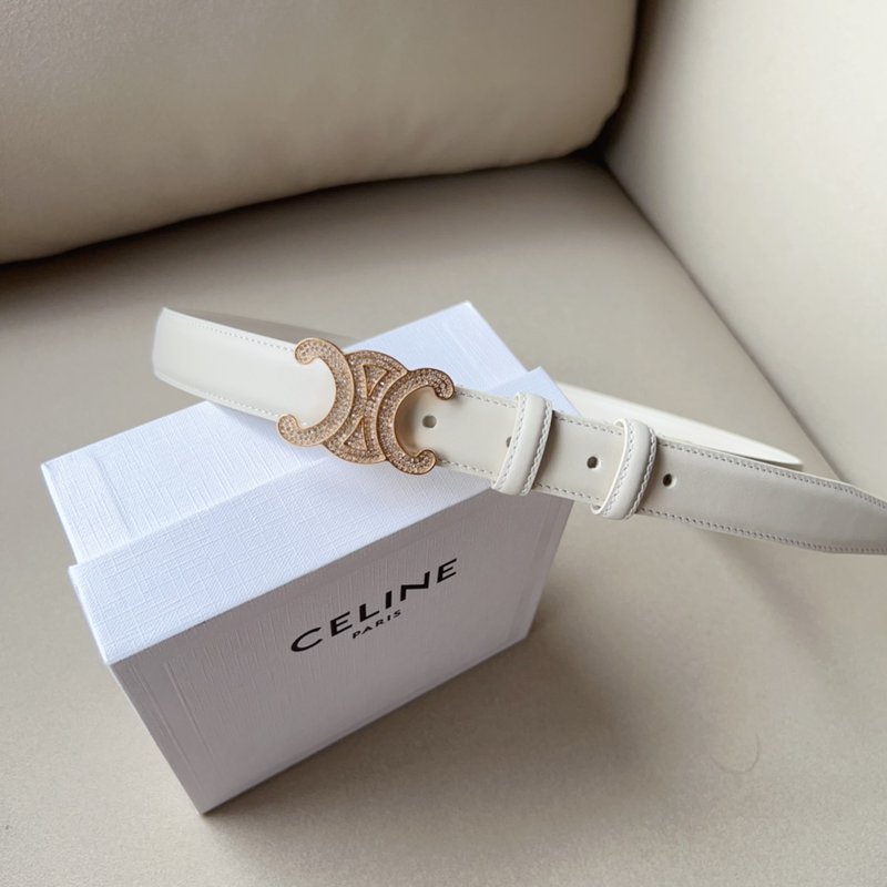 셀린 트라이엄프 벨트 수입 소가죽 허리띠 2.5cm 001-192588