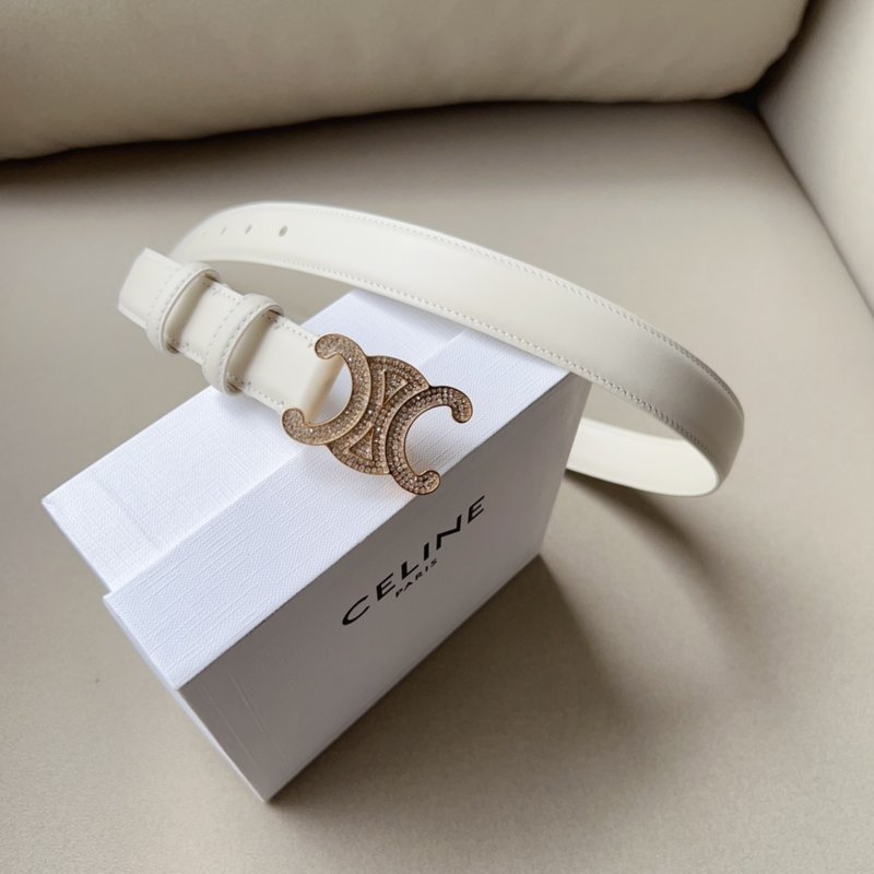 셀린 트라이엄프 벨트 수입 소가죽 허리띠 2.5cm 001-192588