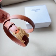 셀린 트라이엄프 수입 소가죽 벨트 2.5cm 001-192589