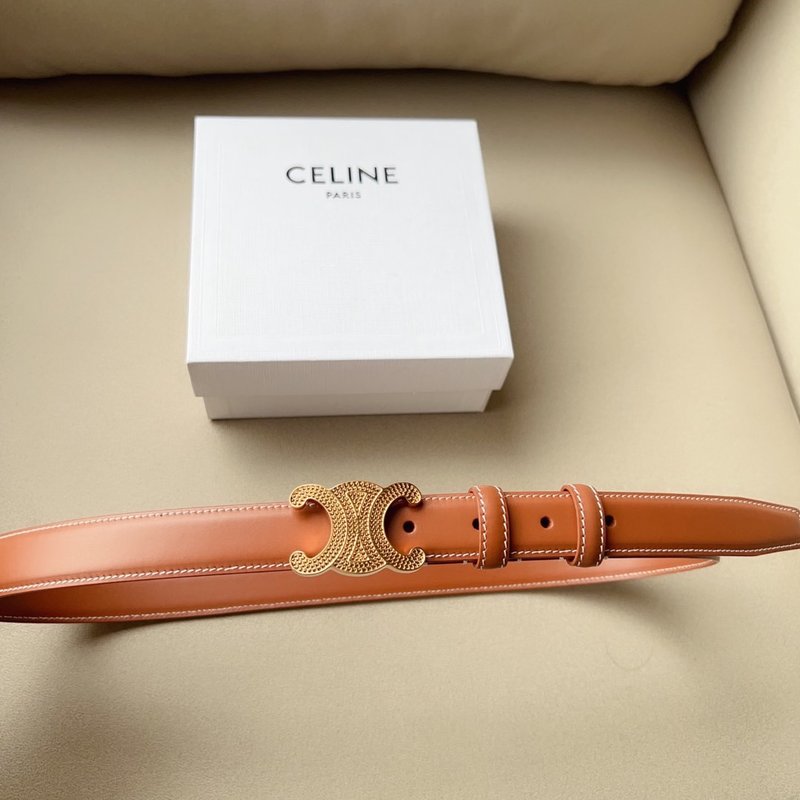 셀린 트라이엄프 수입 소가죽 벨트 2.5cm 001-192589
