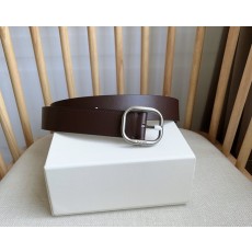 로에베 LOEWE 식물성 가죽 핀 버클 벨트 001-192639