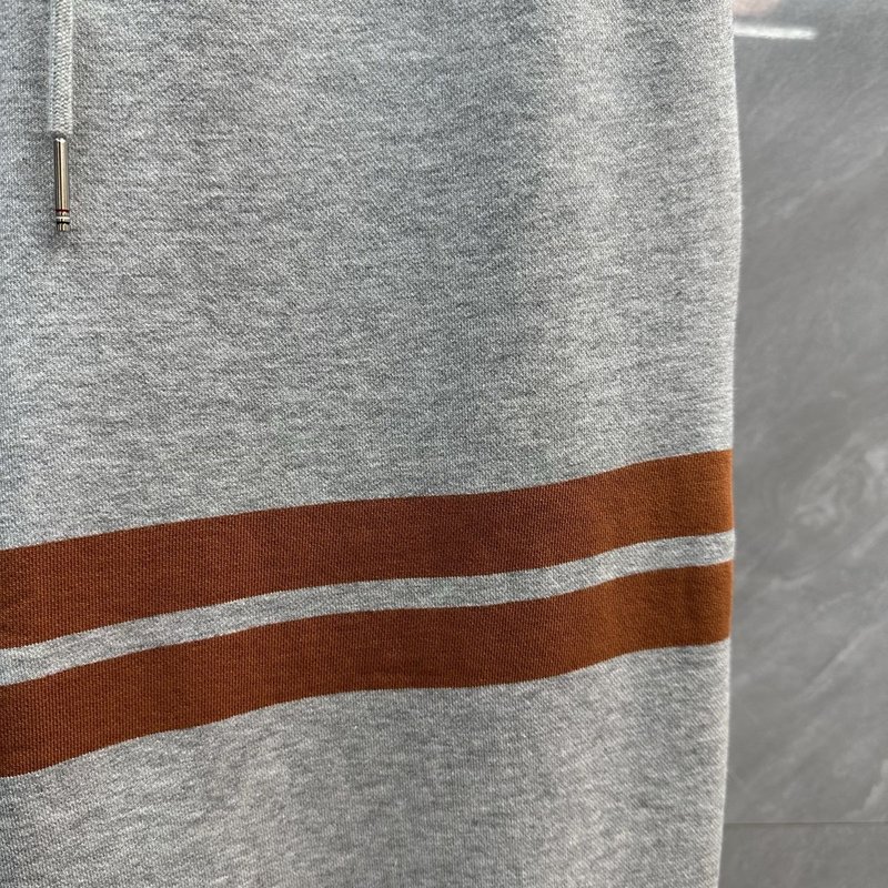 톰브라운 그레이 스트라이프 스트레이트 팬츠 001-192714